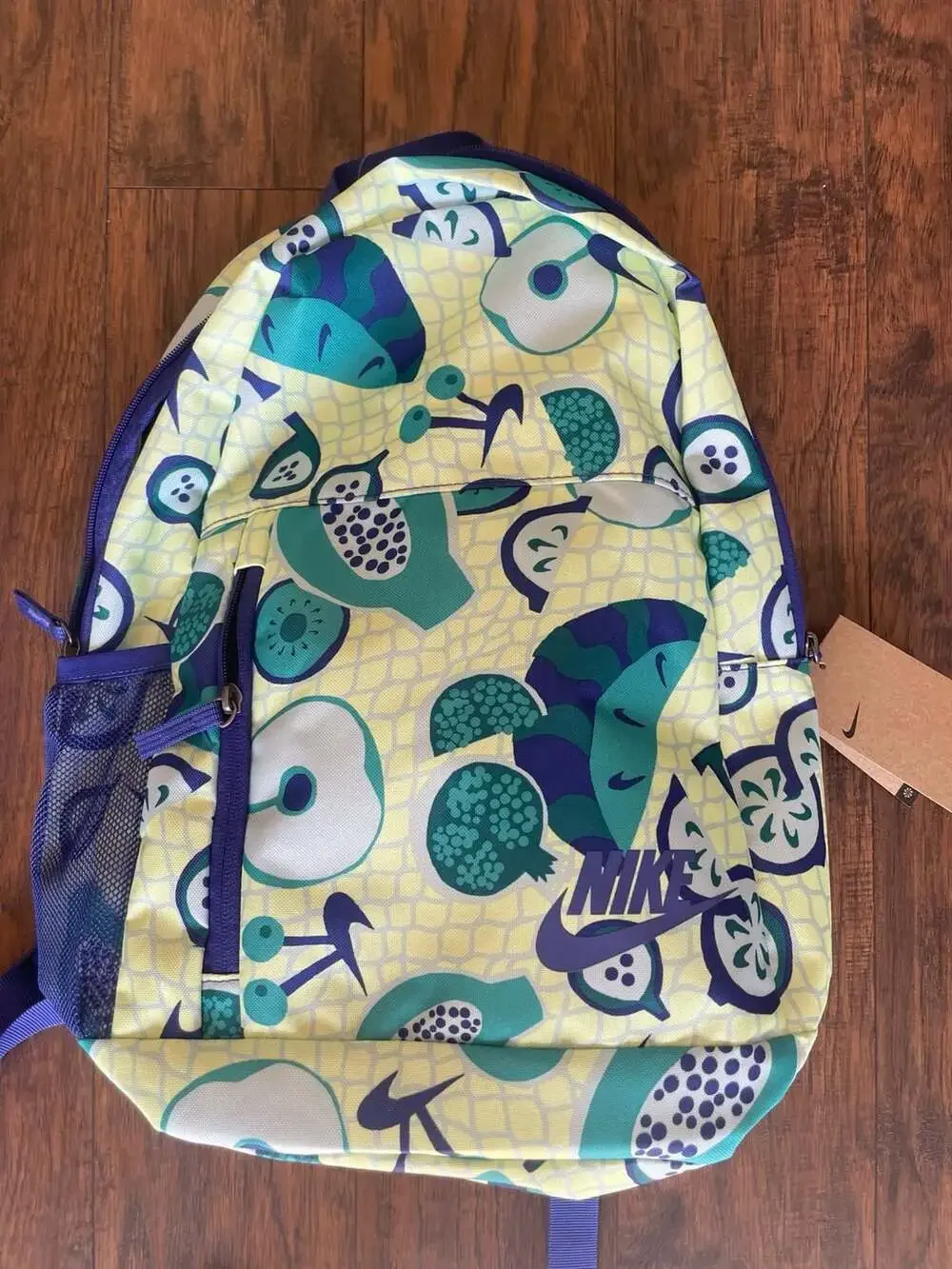 Nike Elemental Big Kids 20L Backpack with Pencil Case Fruit Print